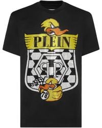 Philipp Plein - T-Shirt Round Neck Ss Tee Duck 1978 - Lyst