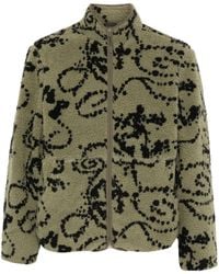 Hiking Patrol - Print Fleece Jacket - Lyst