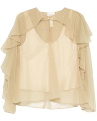 forte_forte - Ruffled Blouse - Lyst