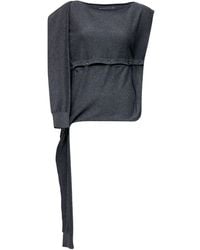 MM6 by Maison Margiela - Button-Detail T-Shirt - Lyst