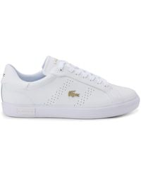 Lacoste - Powercourt 2.0 Leather Sneakers - Lyst