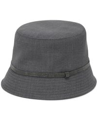 Brunello Cucinelli - Fischerhut mit Monili-Kettendetail - Lyst