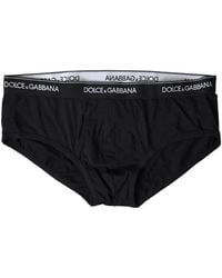 Dolce & Gabbana - Logo-Waistband High-Waisted Briefs - Lyst