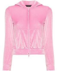 Balenciaga - Bb Paris Zip-Up Hoodie - Lyst