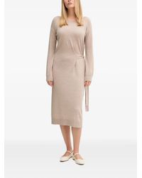 GAUDI - Tie-Waist Midi Dress - Lyst