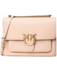 Pinko - Borsa A Spalla Con Placca Logo - Lyst