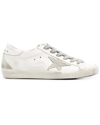 Golden Goose - Super-Star Bio Based Upper And Heel Suede Star And Spur - Lyst
