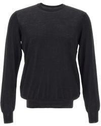 Gran Sasso - Crew-Neck Ribbed-Edge Sweater - Lyst