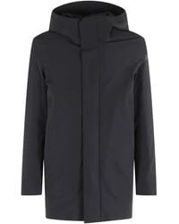 Rrd - Hooded Coat - Lyst