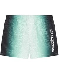 CASABLANCA - Zwembroek Met Ombré-Effect En Monogram - Lyst