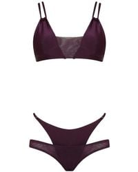 Amir Slama - X Tati Barbieri Mesh-Panelled Cut-Out Bikini - Lyst