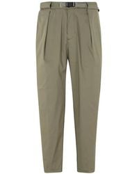 White Sand - Belted Pleated Trousers - Lyst