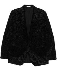 Fursac - Pattern Animal Cotton Blazer - Lyst