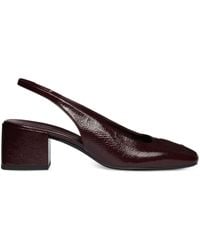 Courreges - 55Mm Slingback Block-Heel Shoes - Lyst