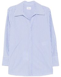 Marella - Mlstabarin Gestreepte Blouse Met Knopen - Lyst