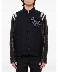 Lanvin - Lobster-Patch Baseball Jacket - Lyst