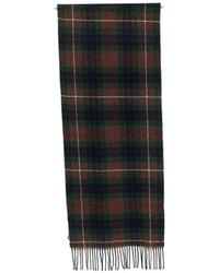 Baracuta - Check-Pattern Fringed Scarf - Lyst