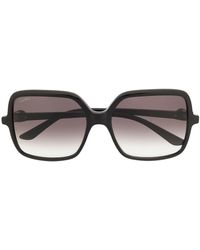 Cartier - C Décor Square-frame Sunglasses - Lyst