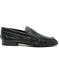 Tagliatore - Mocassins En Cuir À Fronces - Lyst