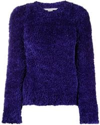 Stella McCartney - Textured Cropped Jumper - Lyst