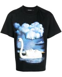 MISBHV - Graphic Print Crew-Neck T-Shirt - Lyst