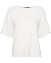 Fabiana Filippi - T-Shirt mit Kettendetail - Lyst