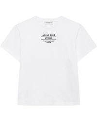 Anine Bing - Shelley Studio T-Shirt - Lyst