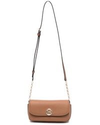 Michael Kors - Petit Sac À Bandoulière Nolita En Cuir Grainé À Plaque Logo - Lyst