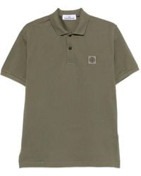 Stone Island - 50/2 Organic Cotton Piquet Polo - Lyst