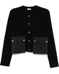 Liu Jo - Ribbed Cardigan - Lyst