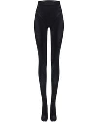 ANNAFOXY - Panelled-Design Tights - Lyst