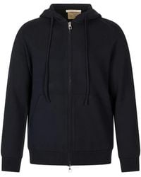 Montecore - Zip-Up Drawstring Hoodie - Lyst