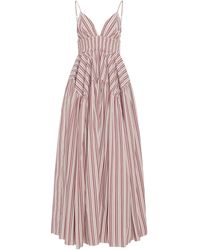 Rosetta Getty - Abito Con Arricciatura - Lyst