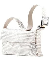 Benedetta Bruzziches - Crystal-Embellished Buckle-Detail Shoulder Bag - Lyst