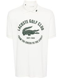 Lacoste - Logo-print Golf Polo Shirt - Lyst