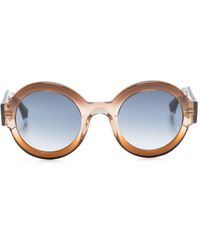 Gigi Studios - Gradient-Effect Round-Frame Sunglasses - Lyst