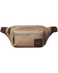 Calvin Klein - Logo-Patch Pebbled Belt Bag - Lyst