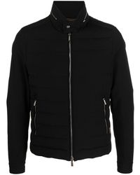 Moorer - Quilted-finish Zip-up Jacket - Lyst