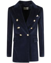 Circolo 1901 - Double-Breasted Coat - Lyst