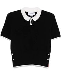 Thom Browne - Jersey Stitch Cashmere Polo - Lyst