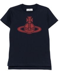 Vivienne Westwood - Orb T-Shirt Met Grafische Print - Lyst