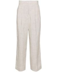 Rohe - Pleated Wide-Leg Trousers - Lyst