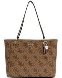 Guess - Noelle Monogram-Pattern Tote Bag - Lyst