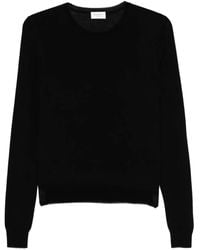 Saint Laurent - Top Met Ronde Hals - Lyst