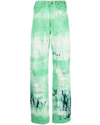 DARKPARK - Tie-Dye Wide-Leg Jeans - Lyst
