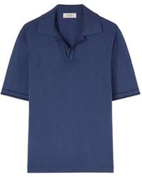 RETORI - Stripe-Detail Polo Shirt - Lyst
