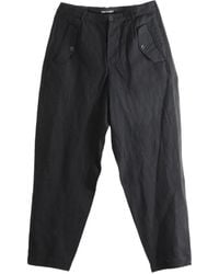Casey Casey - Pantalon À Détails Plissés Et Rabat Boutonné - Lyst