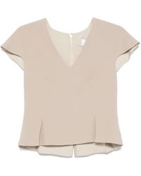 DE SANTIS - V-Neck Top - Lyst