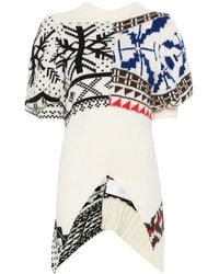 Sacai - Jersey Con Motivo En Jacquard - Lyst