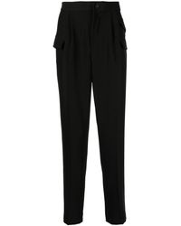 Hevò - Tapered Flap-pocket Trousers - Lyst